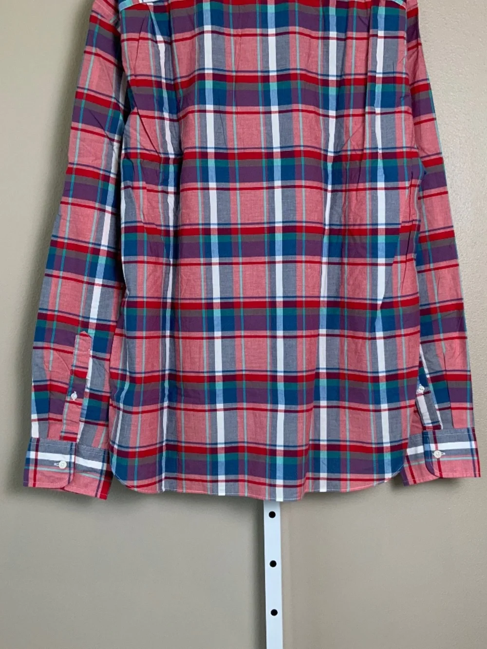 J. Crew Slim Summer Plaid Button Down Oxford Shirt